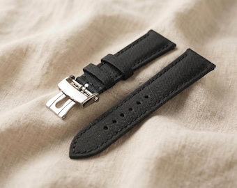 Stof en elastiek voor Blancpain Fifty Fathoms: 23 mm