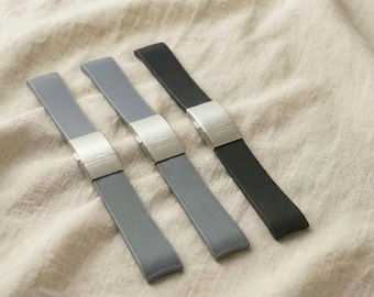 Rubberen band voor Longines Conquest/HydroConquest L3-horloge: 21 mm