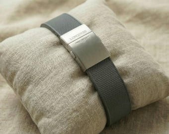 Bracelet en caoutchouc pour montre Longines Conquest/HydroConquest L3 - 21 mm