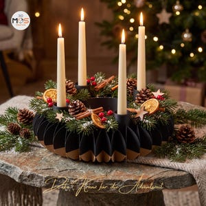 Weihnachtskranz orange adventskranz