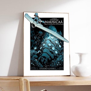 Nausicaa of the Valley of the Wind by Studio Ghibli Movie Poster (Digital Download) image 2