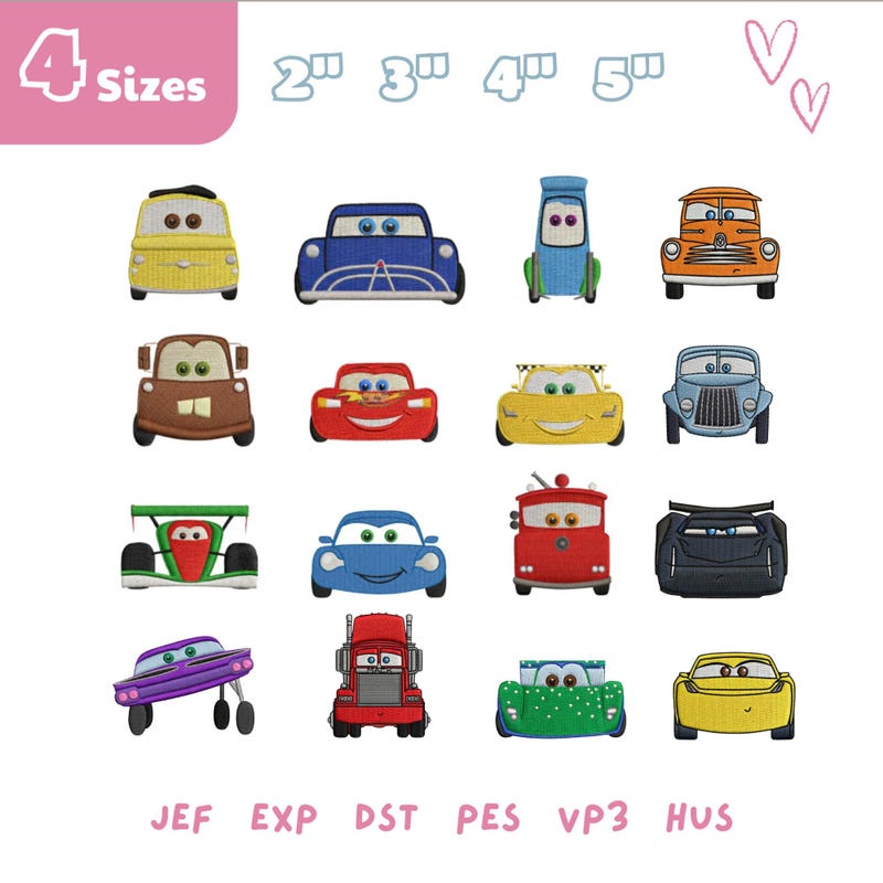 Disney Cars Pattern Cars Pixar Pattern - Etsy