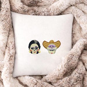 Un Poco Loco Embroidery Design Bundle, Coco Characters Embroidery File, Family Friends, Family Trip, land Trip image 3