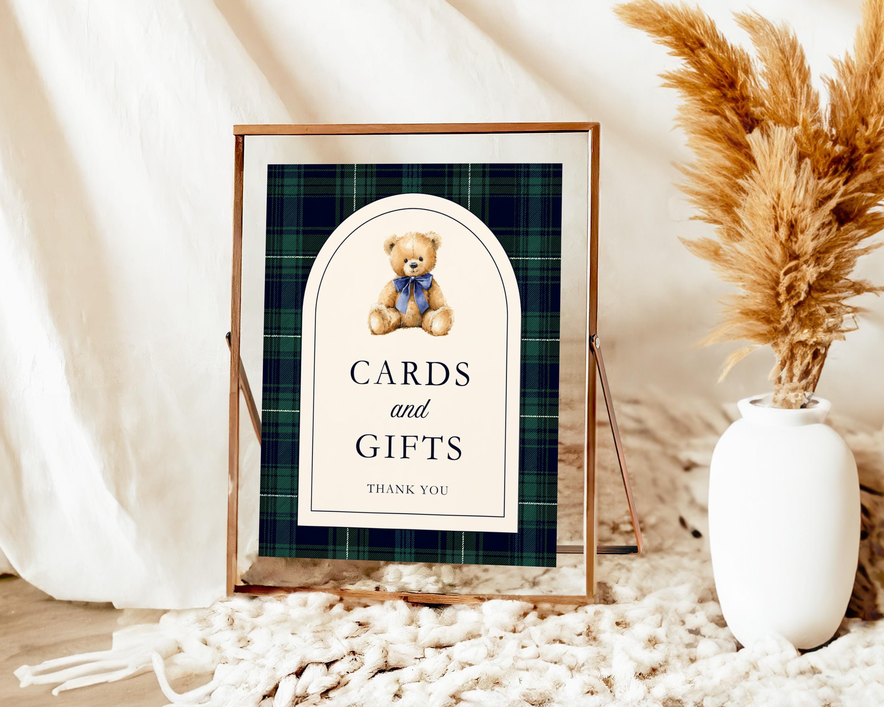 Preppy Teddy Bear Party Sign Bundle, Beary First Birthday Decor, Preppy ...