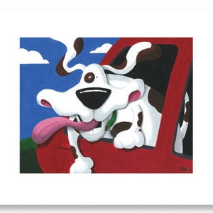 Funny Dog Art Print, Dog Lover, Vet Office Art, Veterinarian Decor, Happiness Art, Dog Humor, Pet Owner Gift, Animal Clinic Art, Vet's Gift
