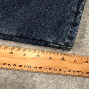 Calça jeans vintage Wrangler masculina, corte regular, perna larga, modelo carpinteiro - W34/L30 imagem 7