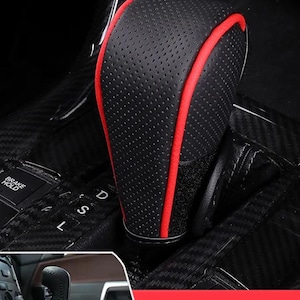 Leren schakelpookhoes - ademende automatische versnellingsbak/handgeschakelde versnellingsbak