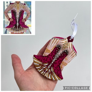 Custom Irish Dance Dress Clay Keepsake image 9
