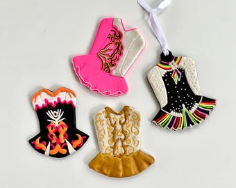 Custom Irish Dance Dress Clay Keepsake