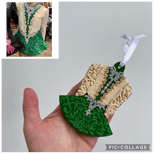 Custom Irish Dance Dress Clay Keepsake image 8