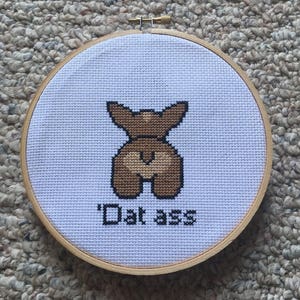 Corgi Butt Cross Stitch Pattern