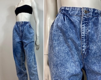 80s Levi’s 900 High Waist Acid Wash Denim Jeans Sz 12 Modern Medium - Large