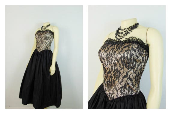 80s Vintage Homecoming Dress| Vintage Prom Dress … - image 4