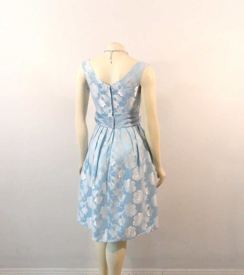 Vintage Dress 1960s 60s Sky Blue Baby Blue Semi Formal Dress | Etsy