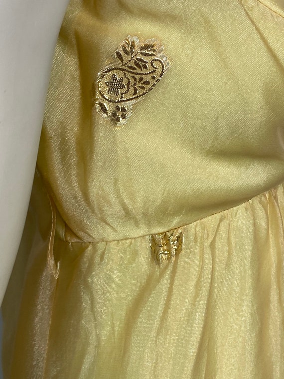 50s 60s Watteau Shoulder Dress | 50s 60s Asian In… - image 4