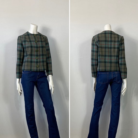 Vintage Suit 60s 3 Piece Suit Short Waist Blazer … - image 2