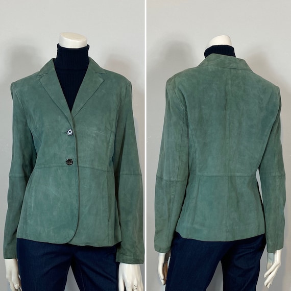 Vintage Suede Jacket| Jones New York Suede Blazer… - image 3