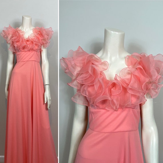 70s Formal Gown| Vintage 70s Red Carpet Look| 70s… - image 2