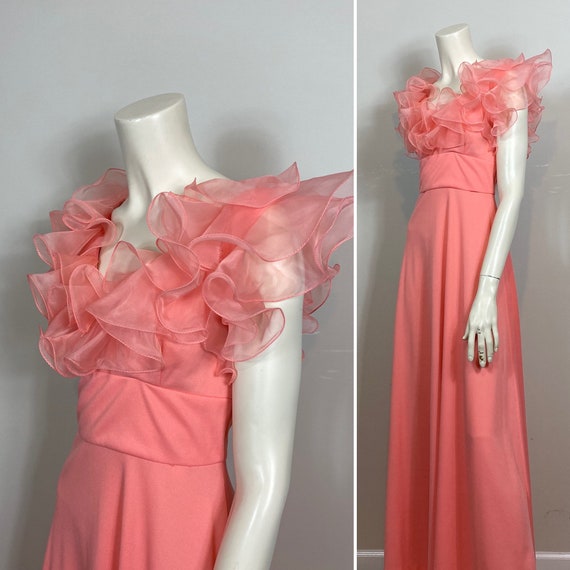 70s Formal Gown| Vintage 70s Red Carpet Look| 70s… - image 3