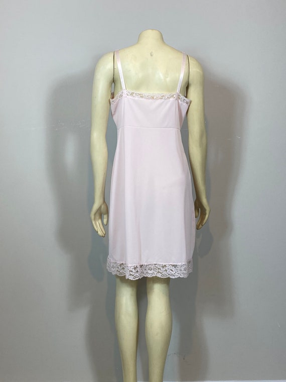 50s 60s Baby Pink Slip| 50s 60s Shadowline Pink F… - image 5