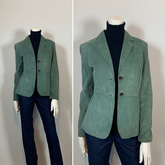 Vintage Suede Jacket| Jones New York Suede Blazer… - image 2