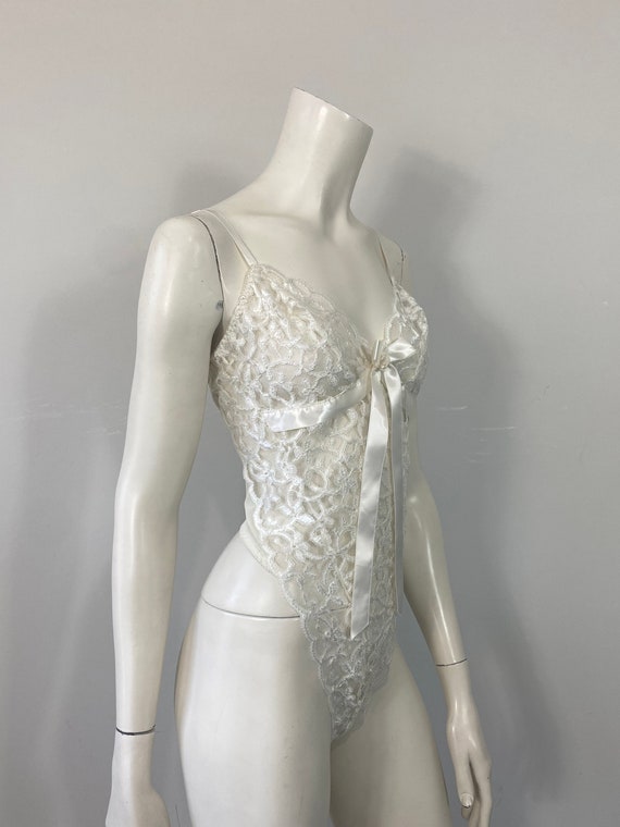 80s Lace Teddy NWT} Vintage Cinema Etiole Bridal … - image 3