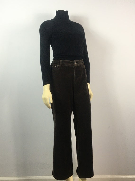Vintage Brown Velvet Pants| Ralph Lauren Jeans Co… - image 6