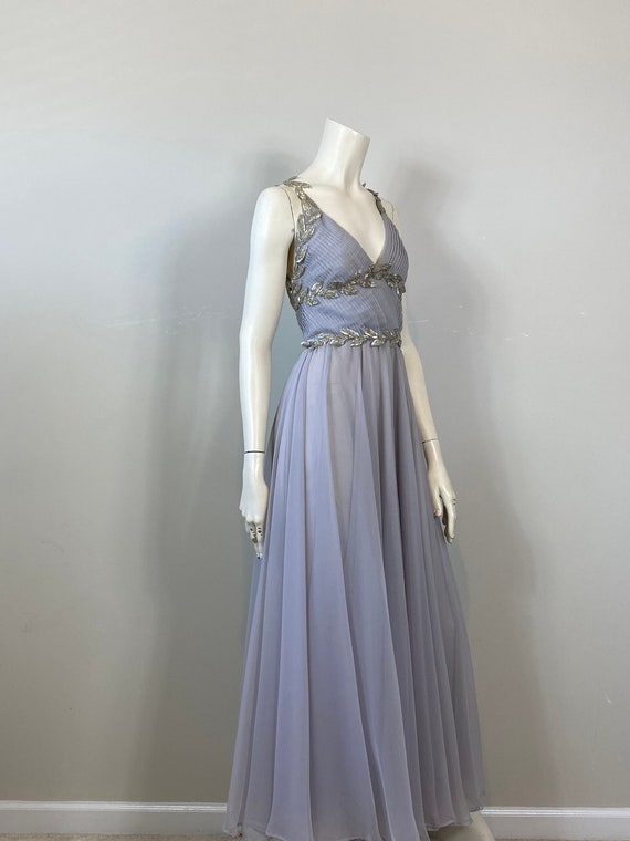 30s 40s Style Old Hollywood Evening Gown| Richile… - image 3