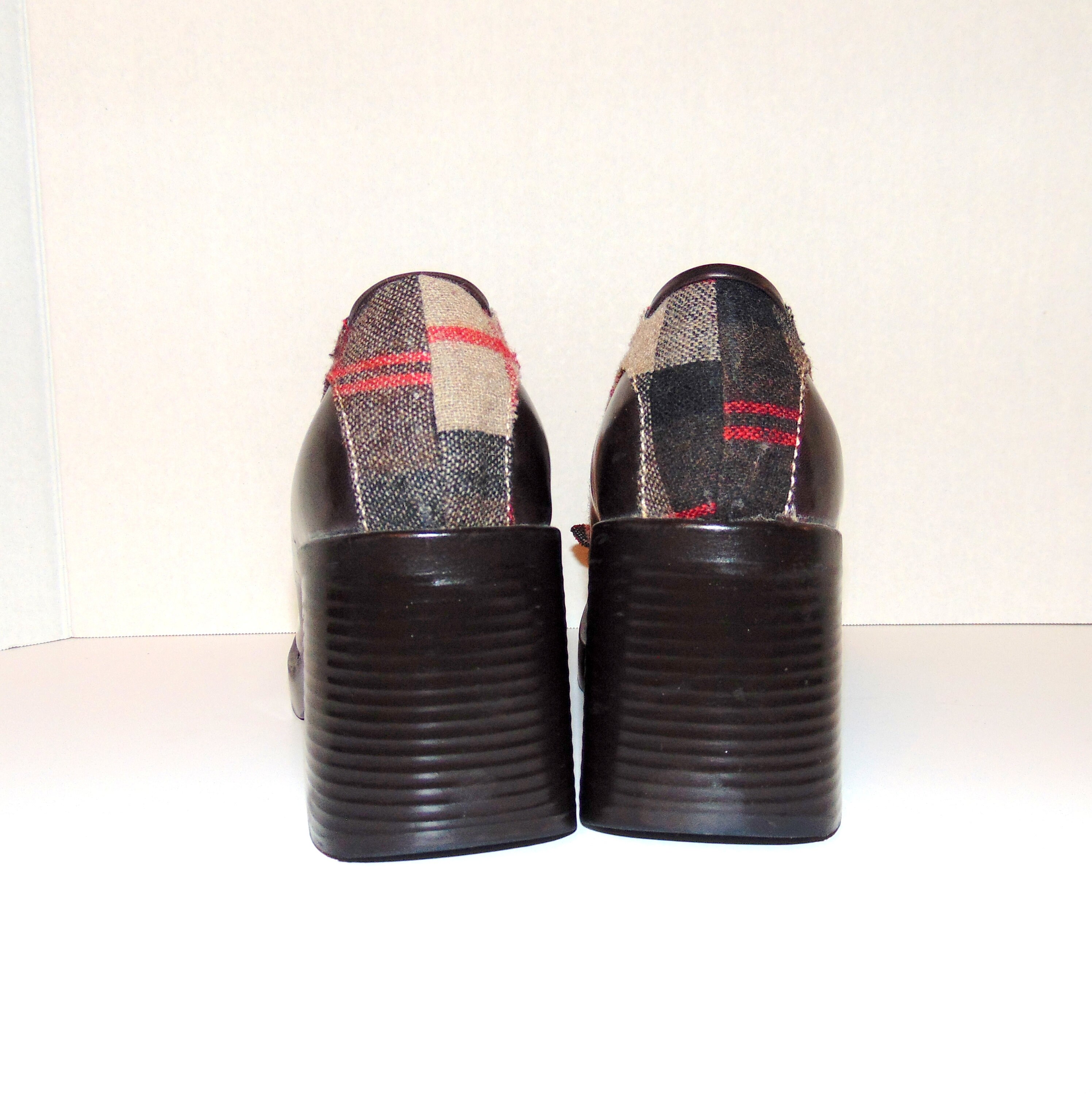 90s platform loafers