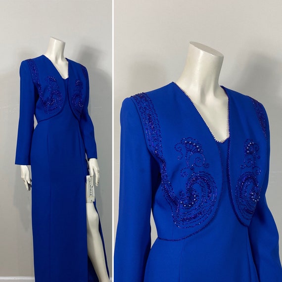 Vintage 90s formal dress & jacket set