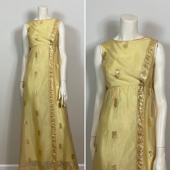 50s 60s Watteau Shoulder Dress | 50s 60s Asian In… - image 2