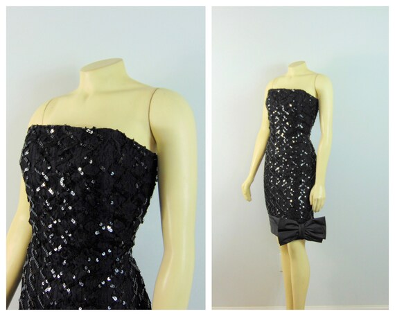 80s little black dress