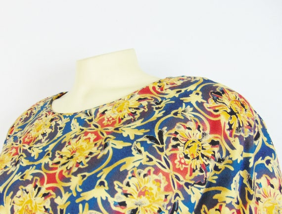 90s AKF Rayon Blouse | Quintessential 90s Rayon P… - image 6