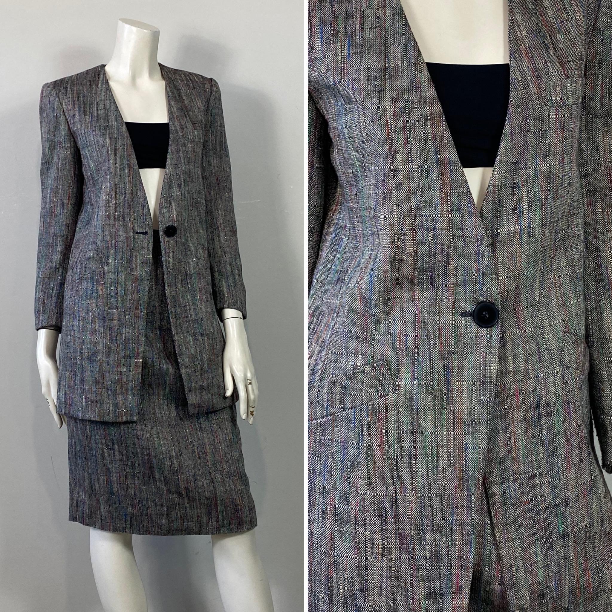 80s Christian Dior the Suit Power Suit| 80s DESIGNER SUIT