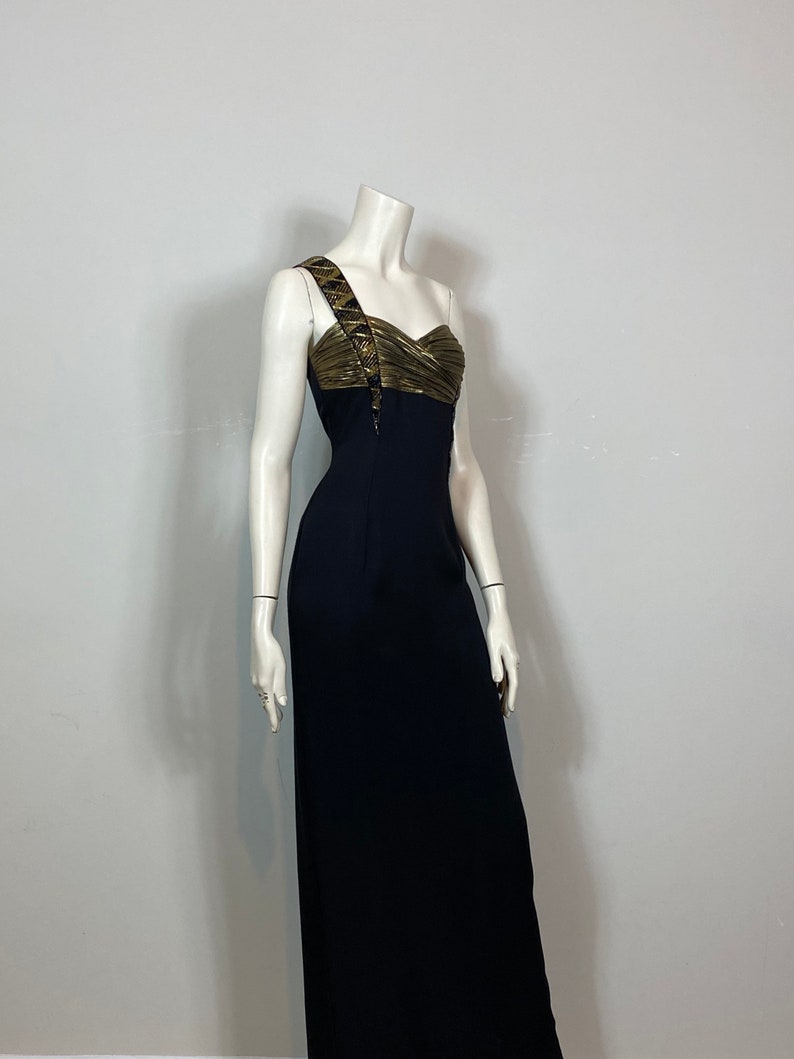 90s Noir Evening Gown (S) main image 0