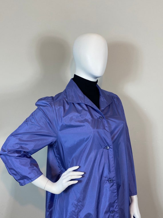 70s 80s The Totes Coat Jacket| 80s Periwinkle Spr… - image 5