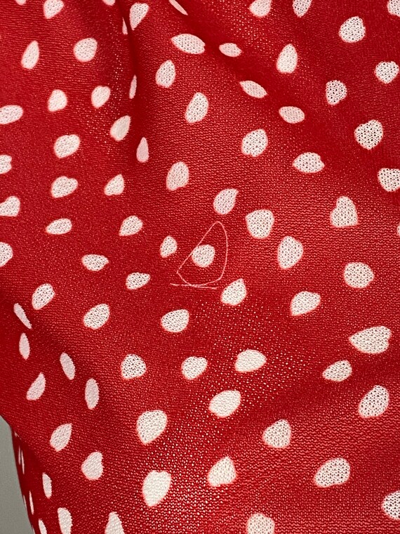 Red & White Polka Dot ShirtDress| Red and White P… - image 6