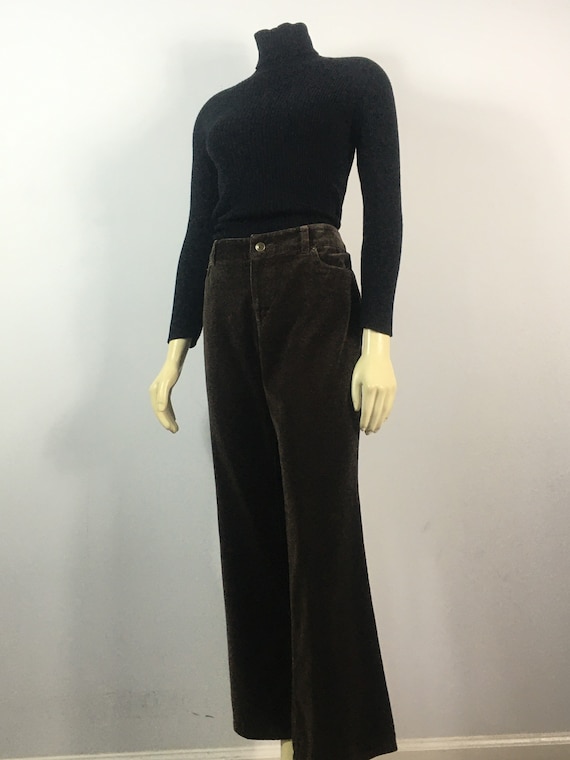 Vintage Brown Velvet Pants| Ralph Lauren Jeans Co… - image 4