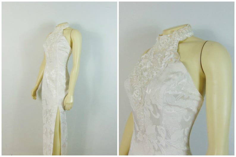 Vintage Dress 80s 90s Gunne Sax By Jessica Mcclintock Ivory Etsy