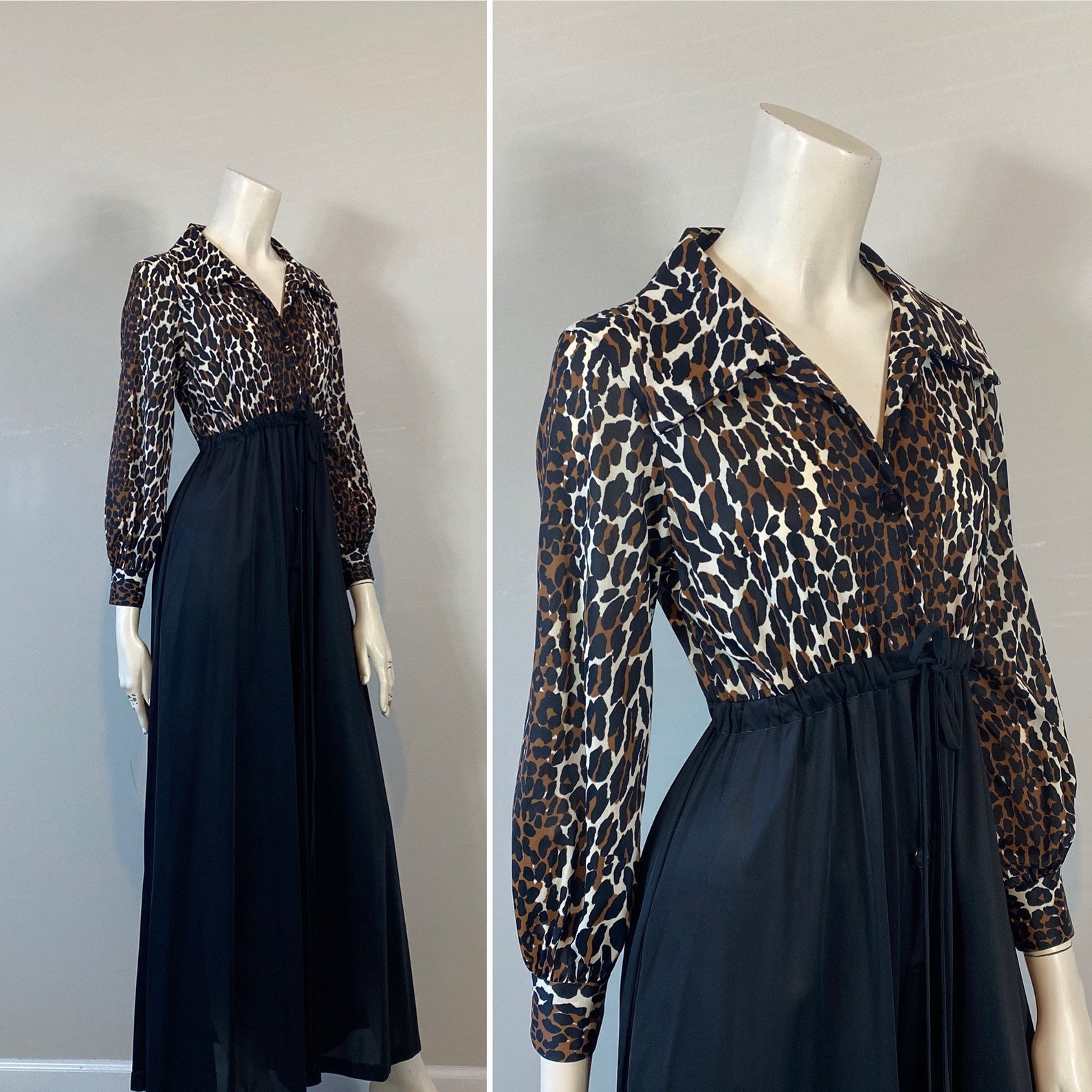 Leopard Print Palazzo Pants