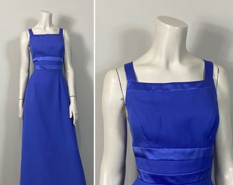 Y2K Formal Gown NWT| 01’ Alyce Designs Periwinkle Blue Vintage Mother Of The Bride / Bridesmaid Dress| Vintage Prom Dress Sz 6 Modern S - M