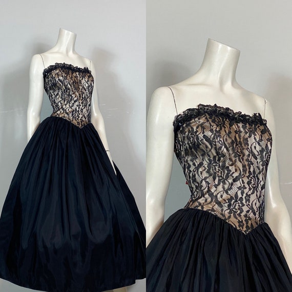 80s Vintage Homecoming Dress| Vintage Prom Dress … - image 1