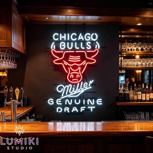 Neon Genuine Miller Sign - Etsy