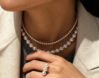 Australian South Sea Pearl Necklace 9–11.7mm, Venus Grade, Near Round High Luster, Certified Luxury Jewelry