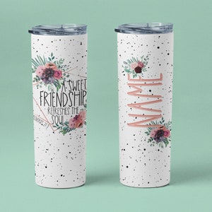 Best Friend - Best Friend Tumbler - A Sweet Friendship Refreshes The Soul Proverbs 27:9 Wine Tumbler or Skinny Tumbler