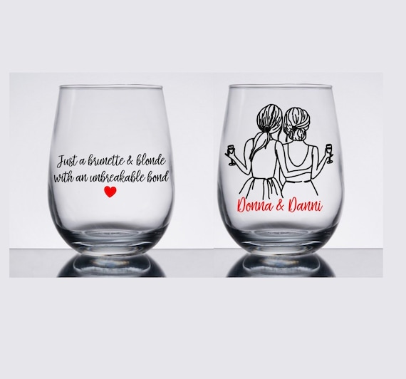 best friend wine glasses
