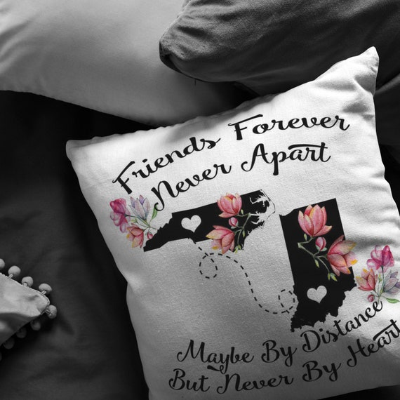 long distance friendship pillows