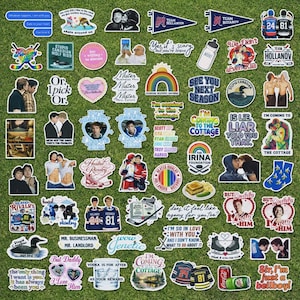 Set 200pcs Heated Rivalry Stickers Pack, Shane Hollander and Ilya Rozanov Stickers