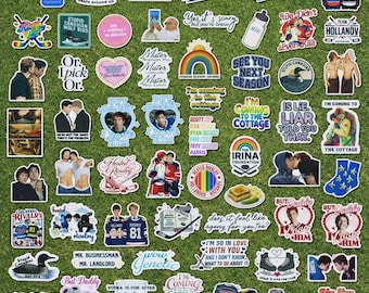 Pack de 200 pegatinas de la rivalidad acalorada, pegatinas de Shane Hollander e Ilya Rozanov