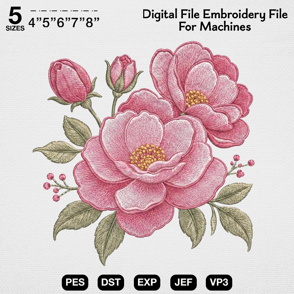 AMERI medi VINTAGEFLOWER EMBROIDERYSHIRT MEDI VINTAGE FLOWER